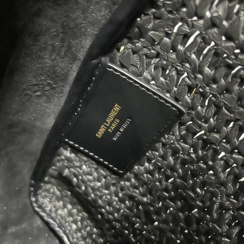 Saint Laurent Black woven leather shoulder — Top Quality Replica