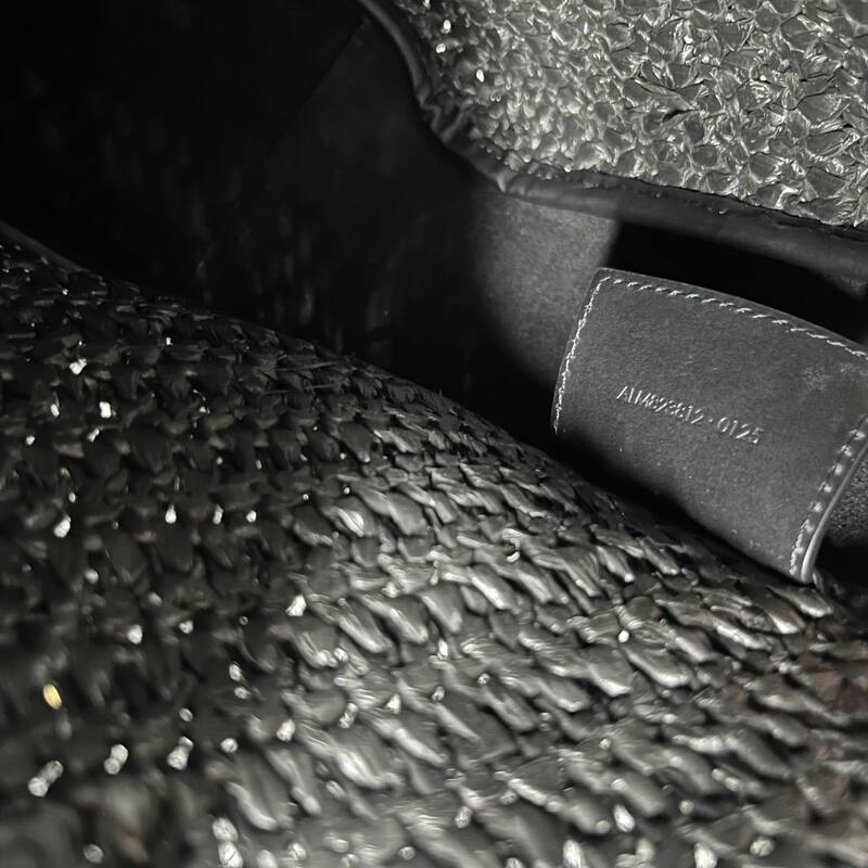 Saint Laurent Black woven leather shoulder — Top Quality Replica