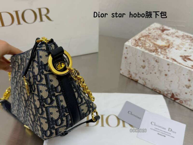 Dior Hobo Blue Oblique shoulder — AAA Quality Replica