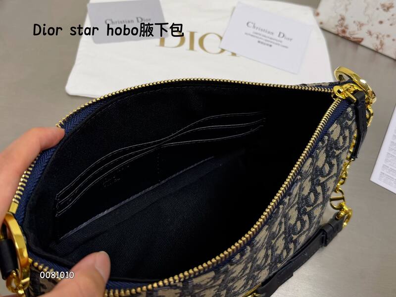 Dior Hobo Blue Oblique shoulder — AAA Quality Replica