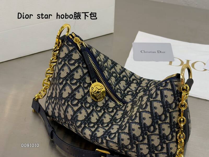 Dior Hobo Blue Oblique shoulder — AAA Quality Replica