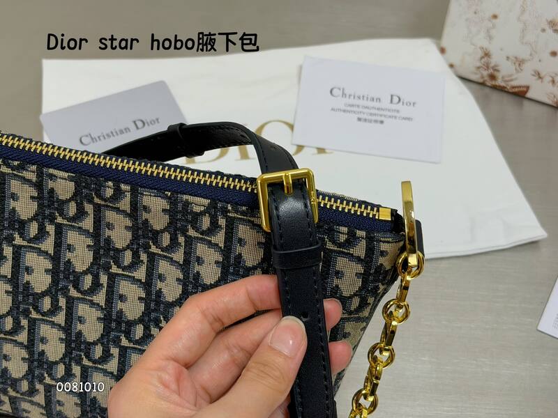 Dior Hobo Blue Oblique shoulder — AAA Quality Replica