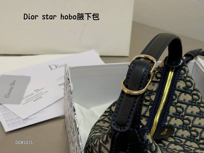 Dior star hobo Blue Oblique shoulder — AAA Quality Replica