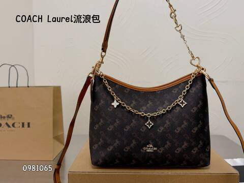 Coach Monogram shoulder bag Premium Replica