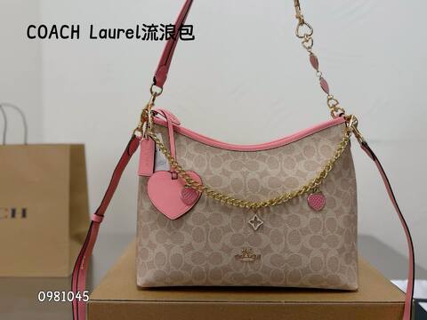 Coach Pink shoulder bag 1 1 Replica