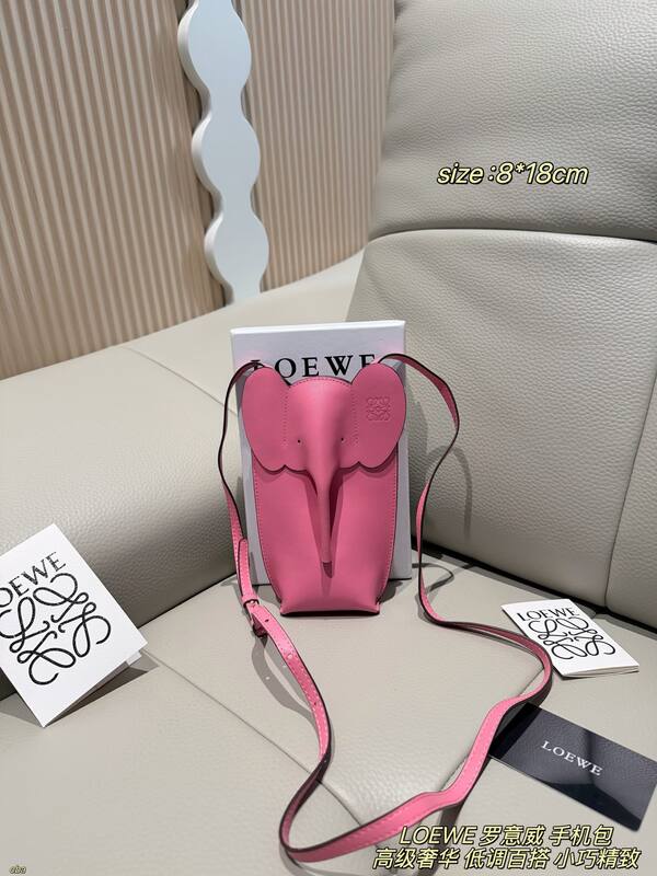 Loewe Elephant Pocket Black 8*18cm crossbody — AAA Quality Replica