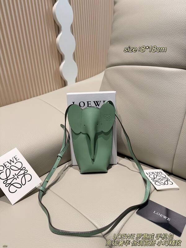Loewe Elephant Pocket Black 8*18cm crossbody — AAA Quality Replica