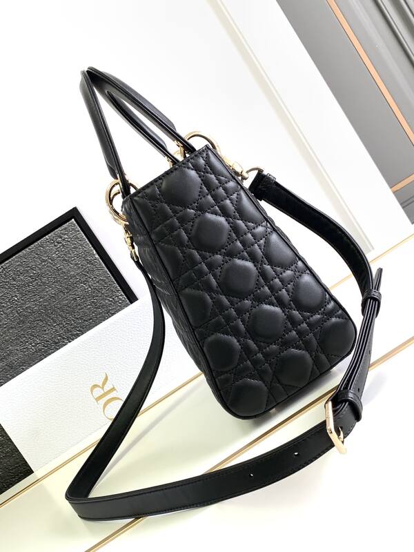 Dior Lady Black shoulder — Top Quality Replica