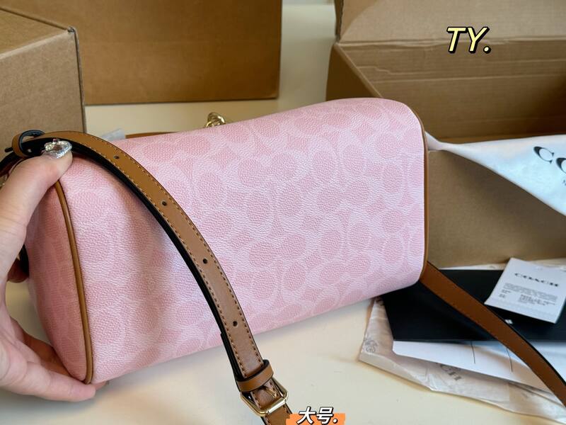 Coach Brown 40x30x16cm shoulder bag — 1:1 Replica