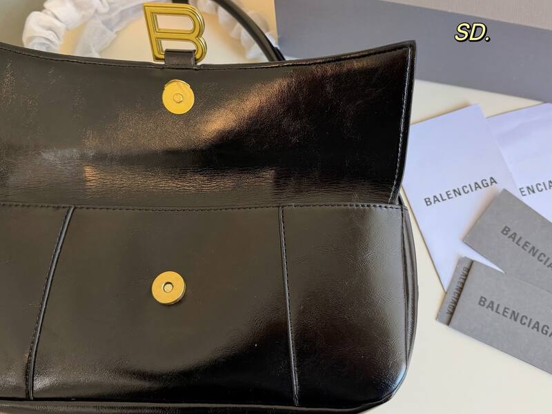 Balenciaga Hourglass Black 23x14x10cm shoulder bag — AAA Quality Replica