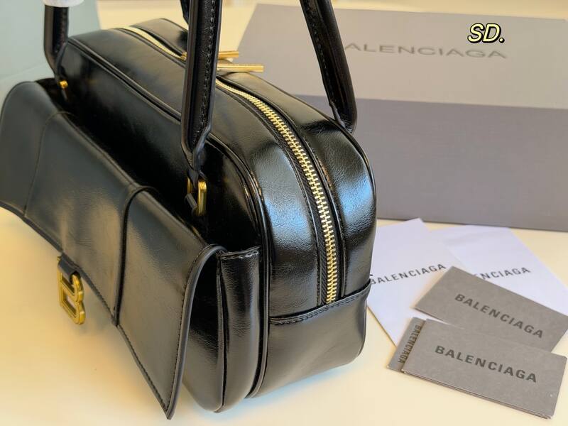 Balenciaga Hourglass Black 23x14x10cm shoulder bag — AAA Quality Replica