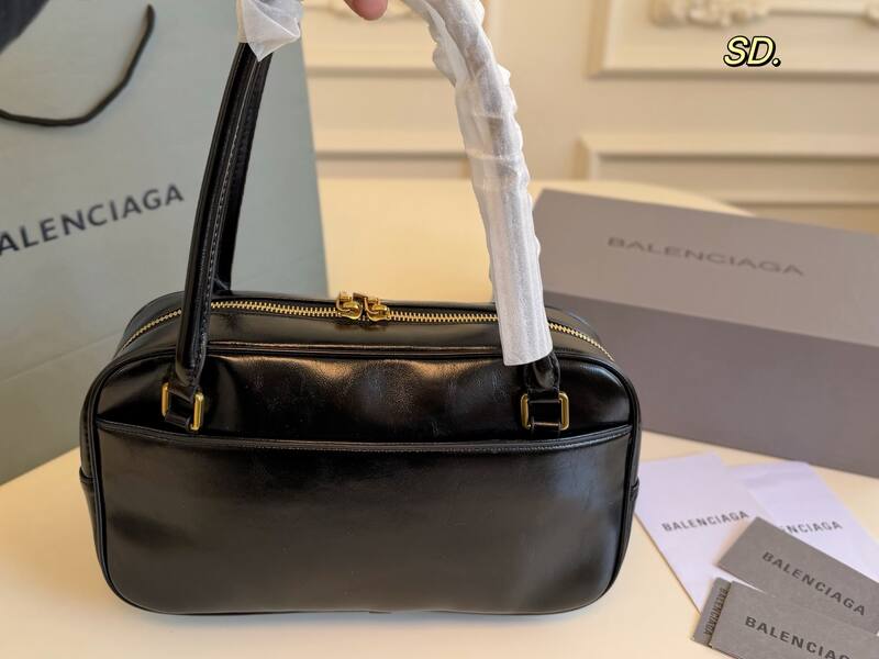 Balenciaga Hourglass Black 23x14x10cm shoulder bag — AAA Quality Replica