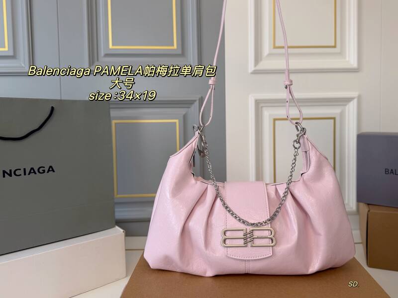 Balenciaga PAMELA Silver shoulder — Top Quality Replica