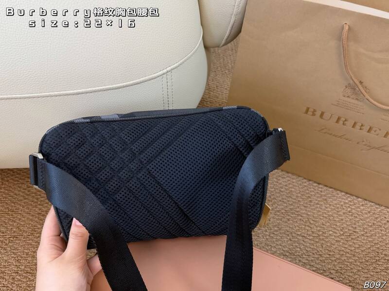 Burberry Charcoal Check crossbody — 1:1 Replica