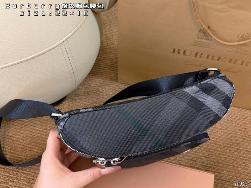 Burberry Charcoal Check crossbody — 1:1 Replica
