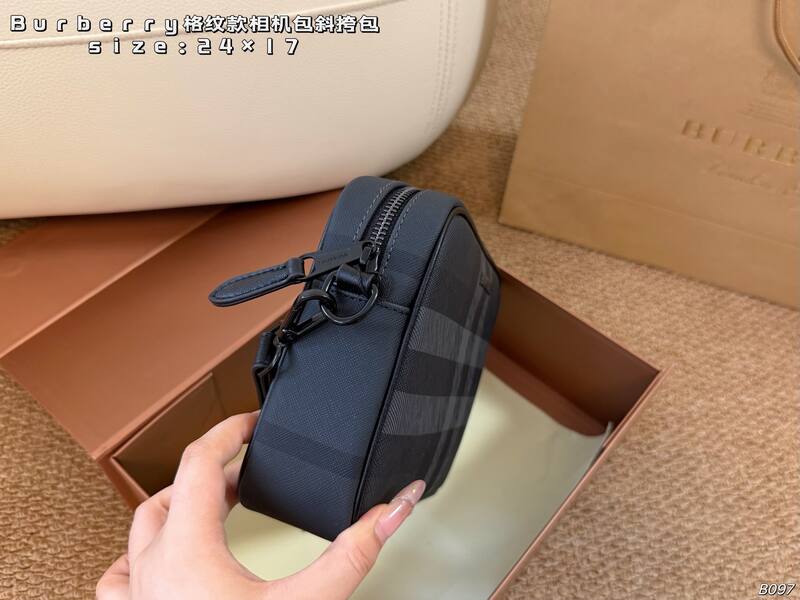 Burberry Charcoal Check crossbody — AAA Quality Replica