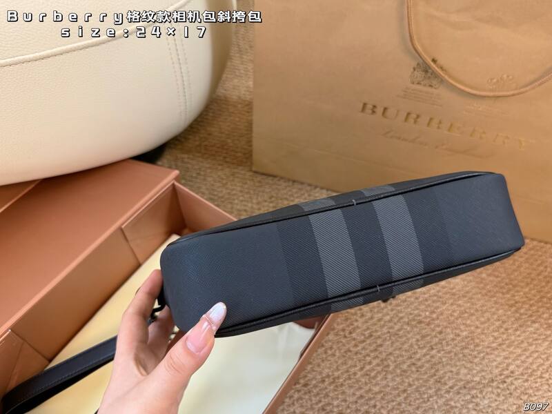 Burberry Charcoal Check crossbody — AAA Quality Replica