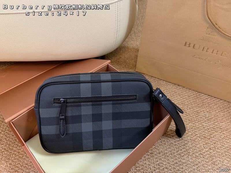 Burberry Charcoal Check crossbody — AAA Quality Replica