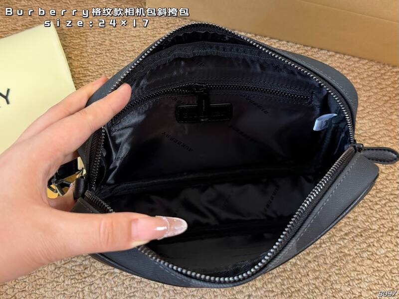 Burberry Charcoal Check crossbody — AAA Quality Replica