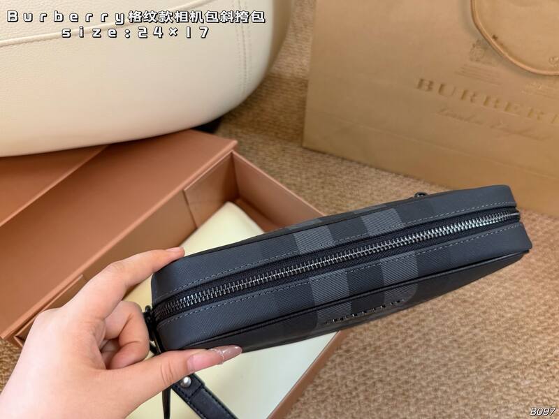 Burberry Charcoal Check crossbody — AAA Quality Replica