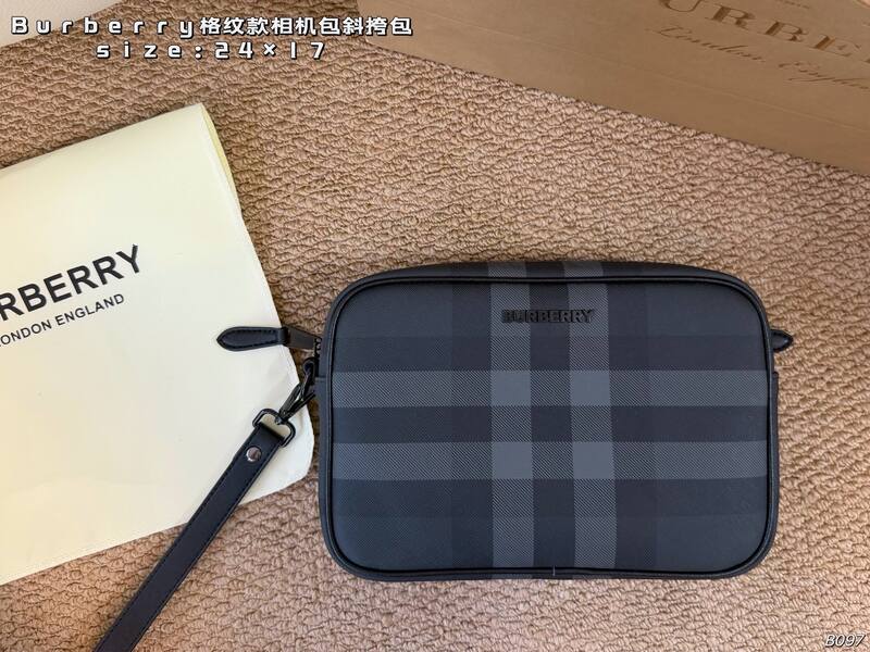 Burberry Charcoal Check crossbody — AAA Quality Replica