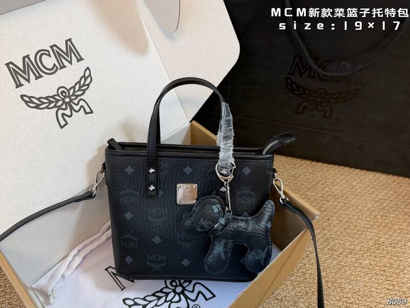 MCM Pink Visetos tote — 1:1 Replica