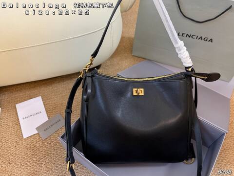 Balenciaga Black 29x25cm shoulder AAA Quality Replica