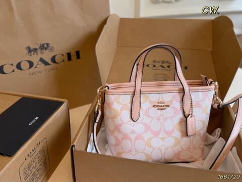 Coach Monogram 18x12cm shoulder bag Top Quality Replica