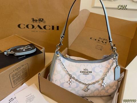 Coach Monogram shoulder bag Premium Replica