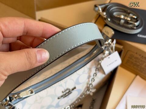 Coach Blue shoulder bag AAA Quality Replica