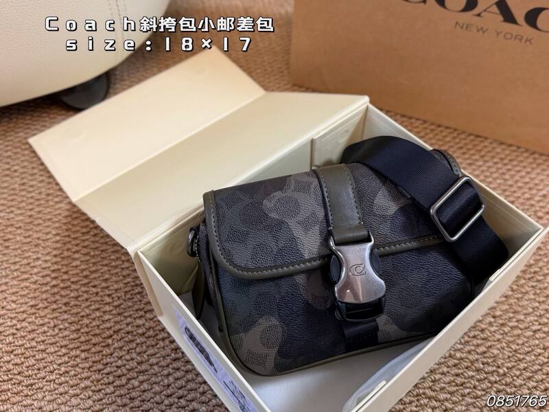 Coach Charcoal Signature Camo crossbody — 1:1 Replica