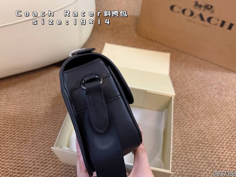 Coach Racer Black crossbody — 1:1 Replica