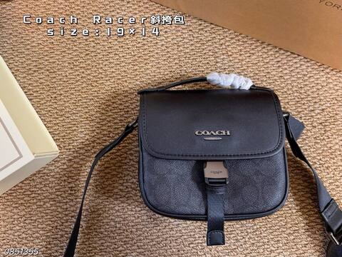 Coach Racer Black 19x14cm crossbody 1 1 Replica