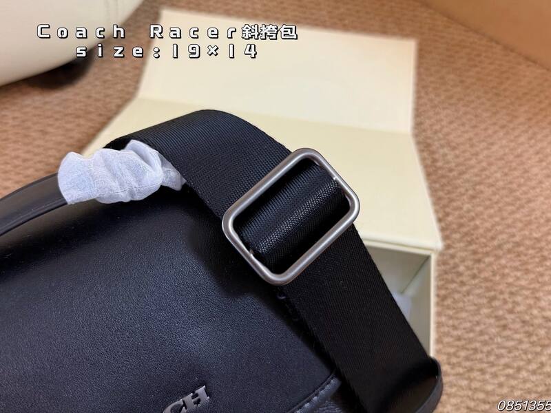 Coach Racer Black crossbody — 1:1 Replica