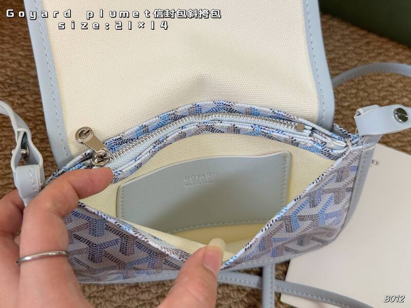 Goyard Plumet White crossbody — Top Quality Replica