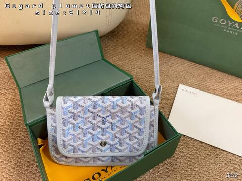 Goyard Plumet White 21x14cm crossbody Top Quality Replica