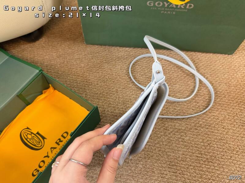 Goyard Plumet White crossbody — Top Quality Replica