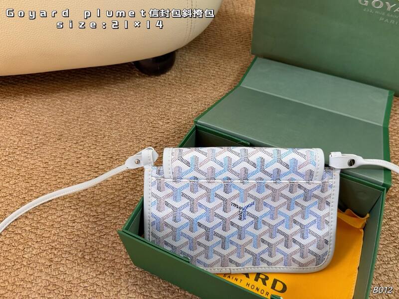Goyard Plumet White crossbody — Top Quality Replica