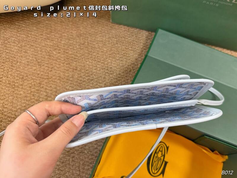 Goyard Plumet White crossbody — Top Quality Replica