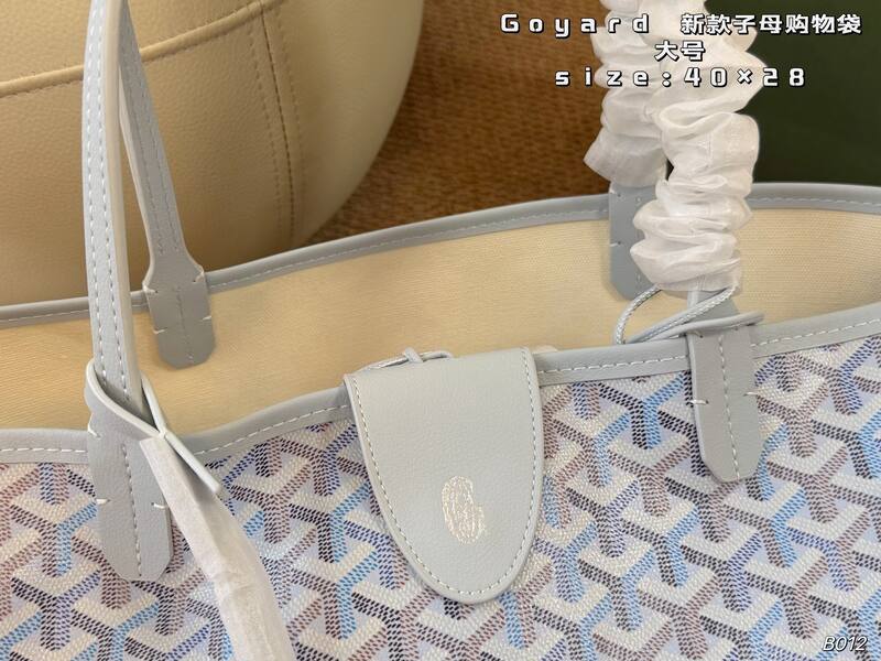 Goyard Saint Louis Canvas Light Blue large 40×28cm tote — Premium Replica