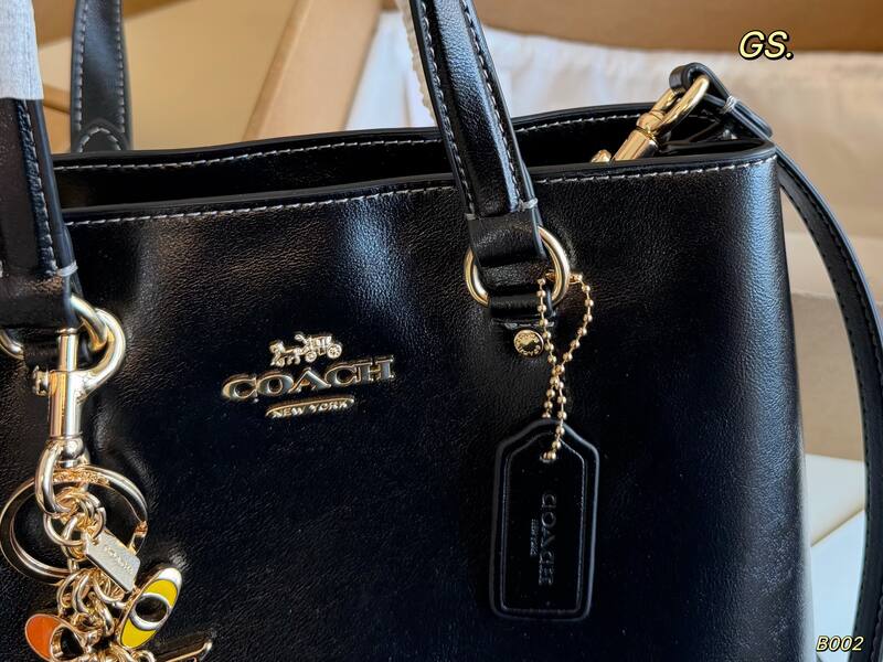 Coach Black 25x18x10cm shoulder bag — 1:1 Replica