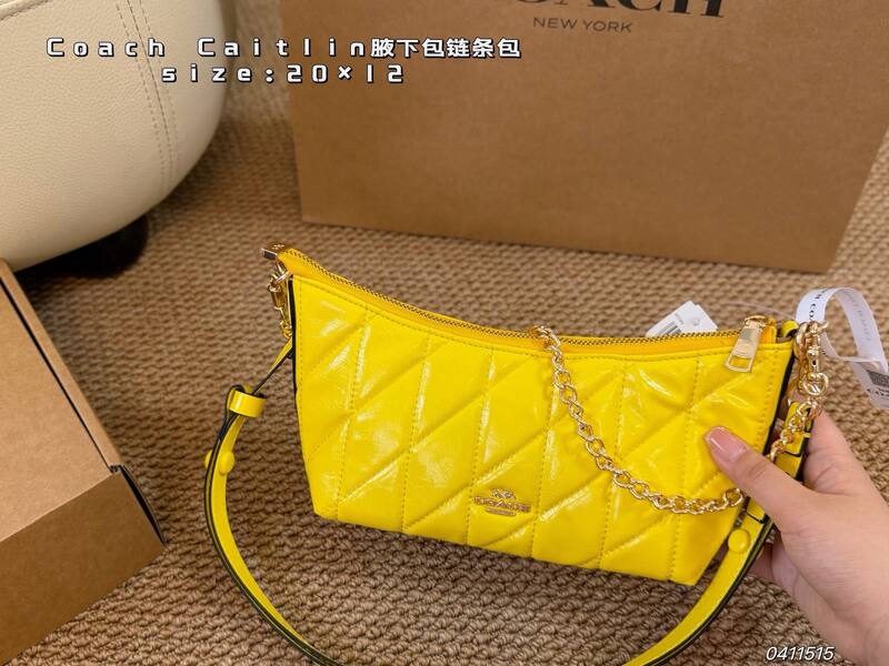 Coach Caitlin Denim blue shoulder — 1:1 Replica