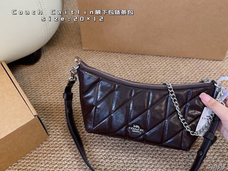Coach Caitlin Denim blue shoulder — 1:1 Replica