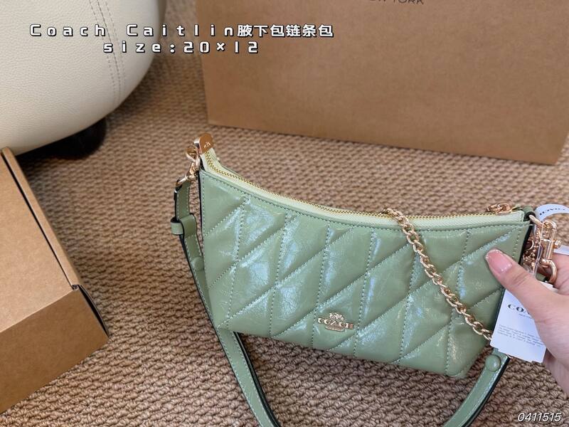 Coach Caitlin Denim blue shoulder — 1:1 Replica