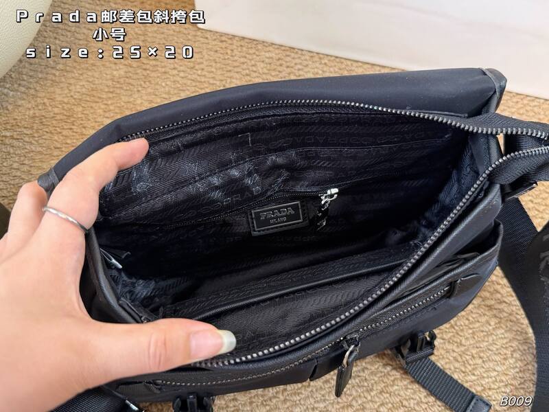 Prada Nylon black small crossbody — AAA Quality Replica