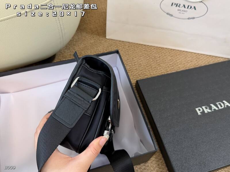 Prada Nylon black crossbody — Premium Replica