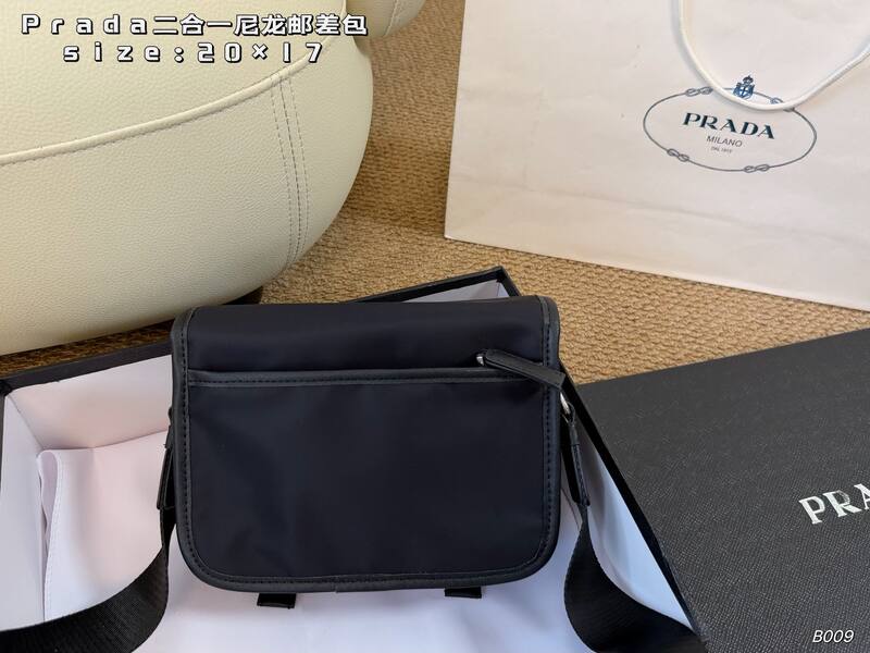 Prada Nylon black crossbody — Premium Replica