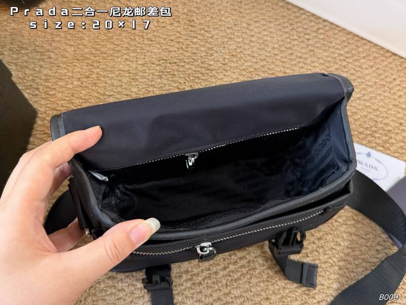 Prada Nylon black crossbody — Premium Replica