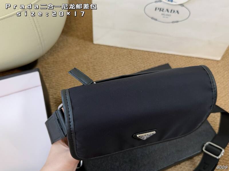 Prada Nylon black crossbody — Premium Replica