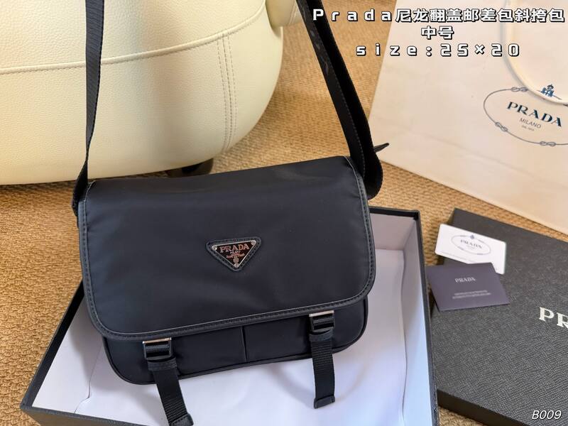 Prada Nylon black crossbody — Premium Replica